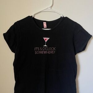 Black Baby Tee